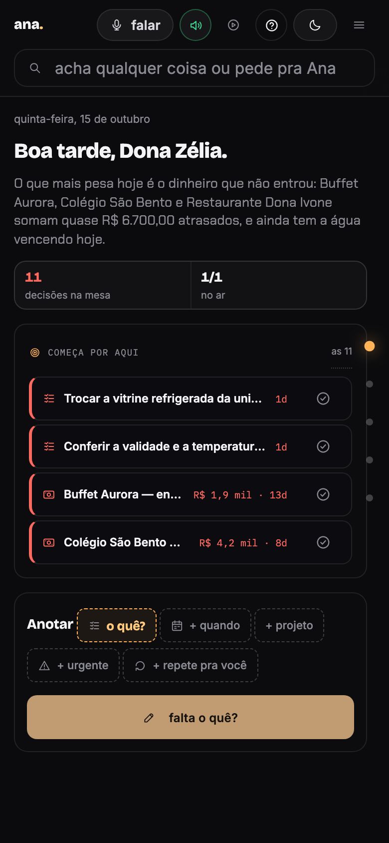 A Maré no celular