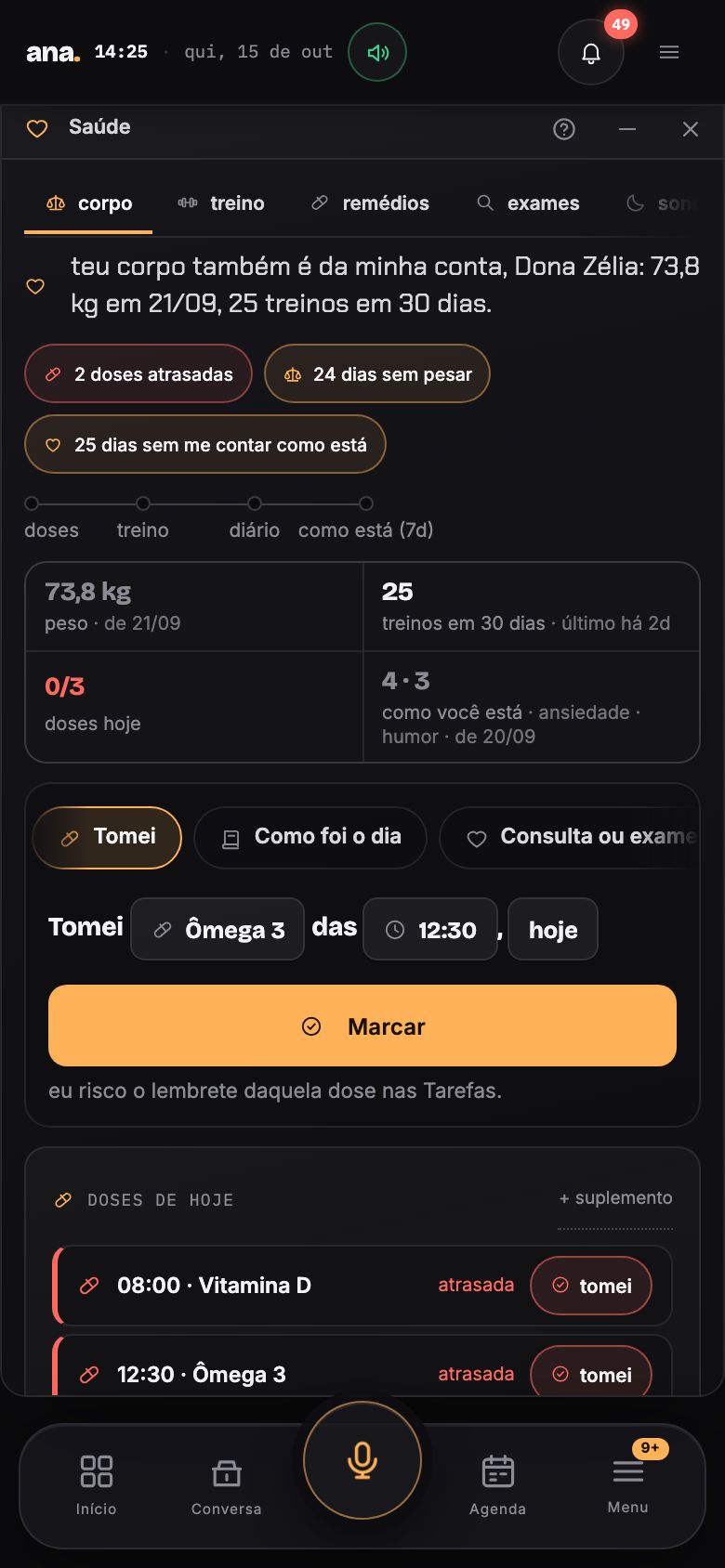 Saúde no celular: as leituras do iPhone e do relógio